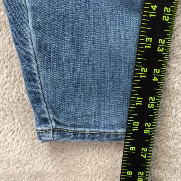 Wrangler Womens Jeans Size 4 Skinny Leg Blue Denim Mid Rise Ankle Casual Classic - Picture 7 of 15